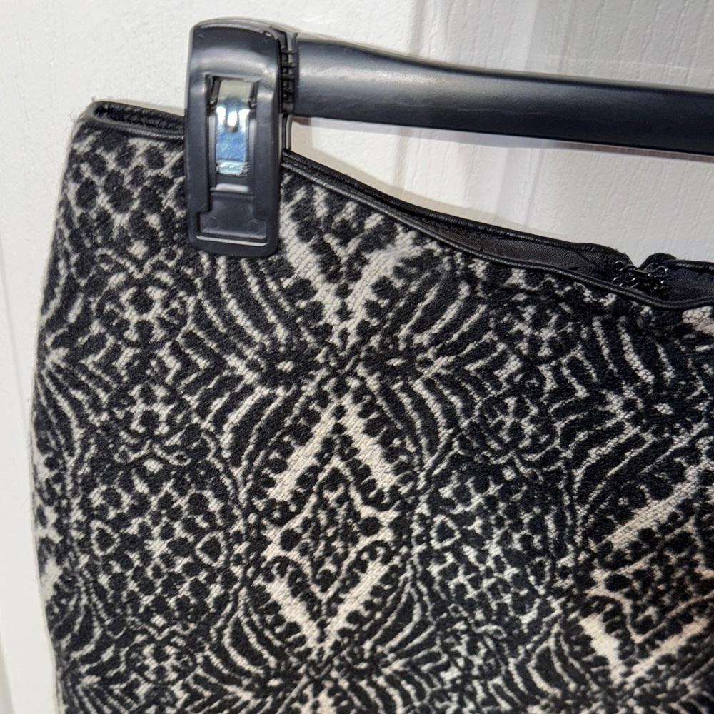 Talbots Elegant Black And Gray Patterned Women's … - image 2